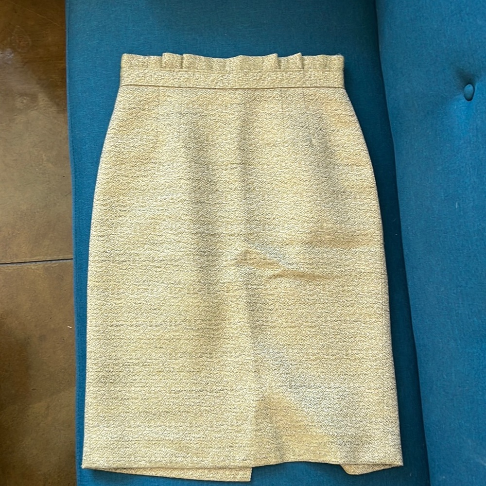 Classiques entire light green pencil skirt